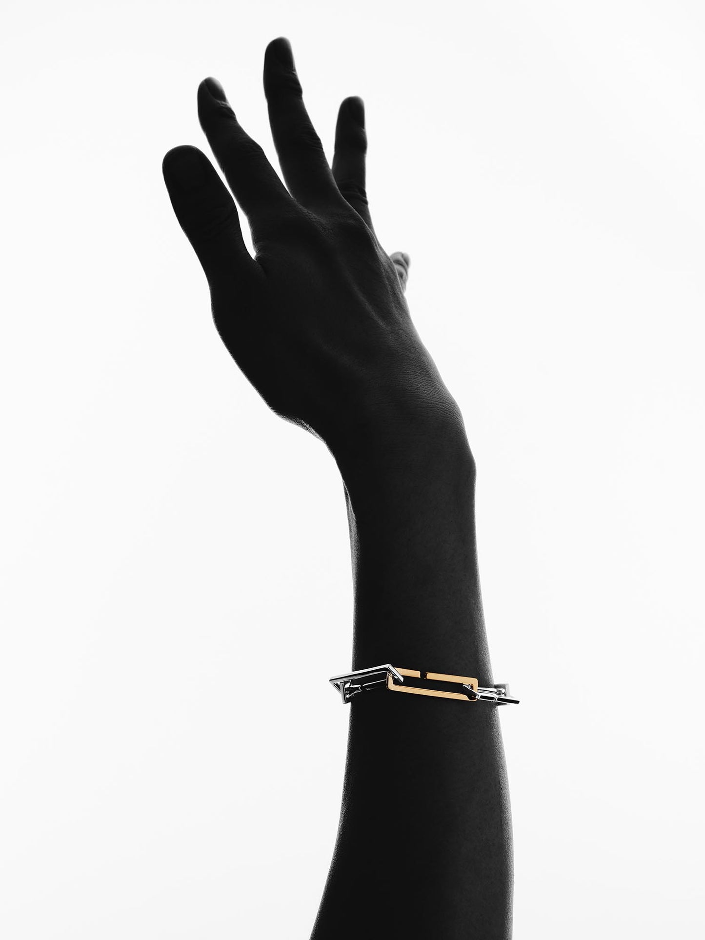 Lambda square bracelet + 1 gold piece