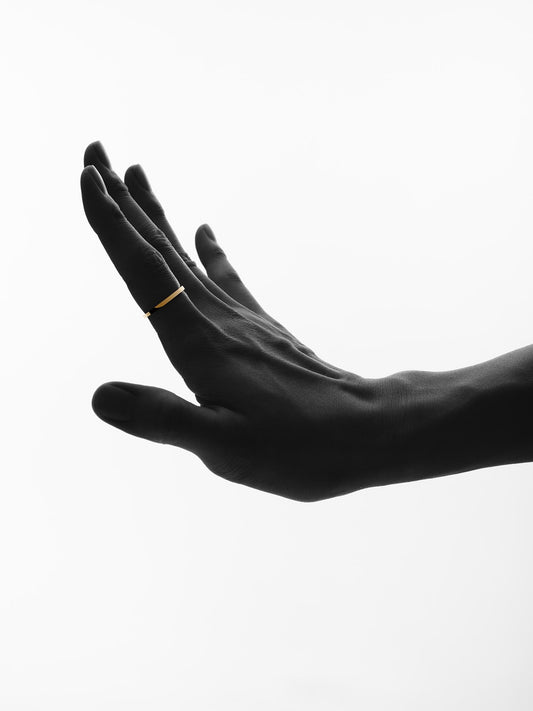 Arche ring -yellow gold