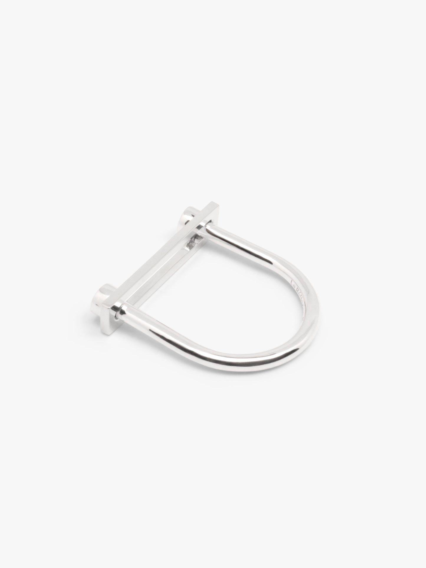 Phi ring - silver square