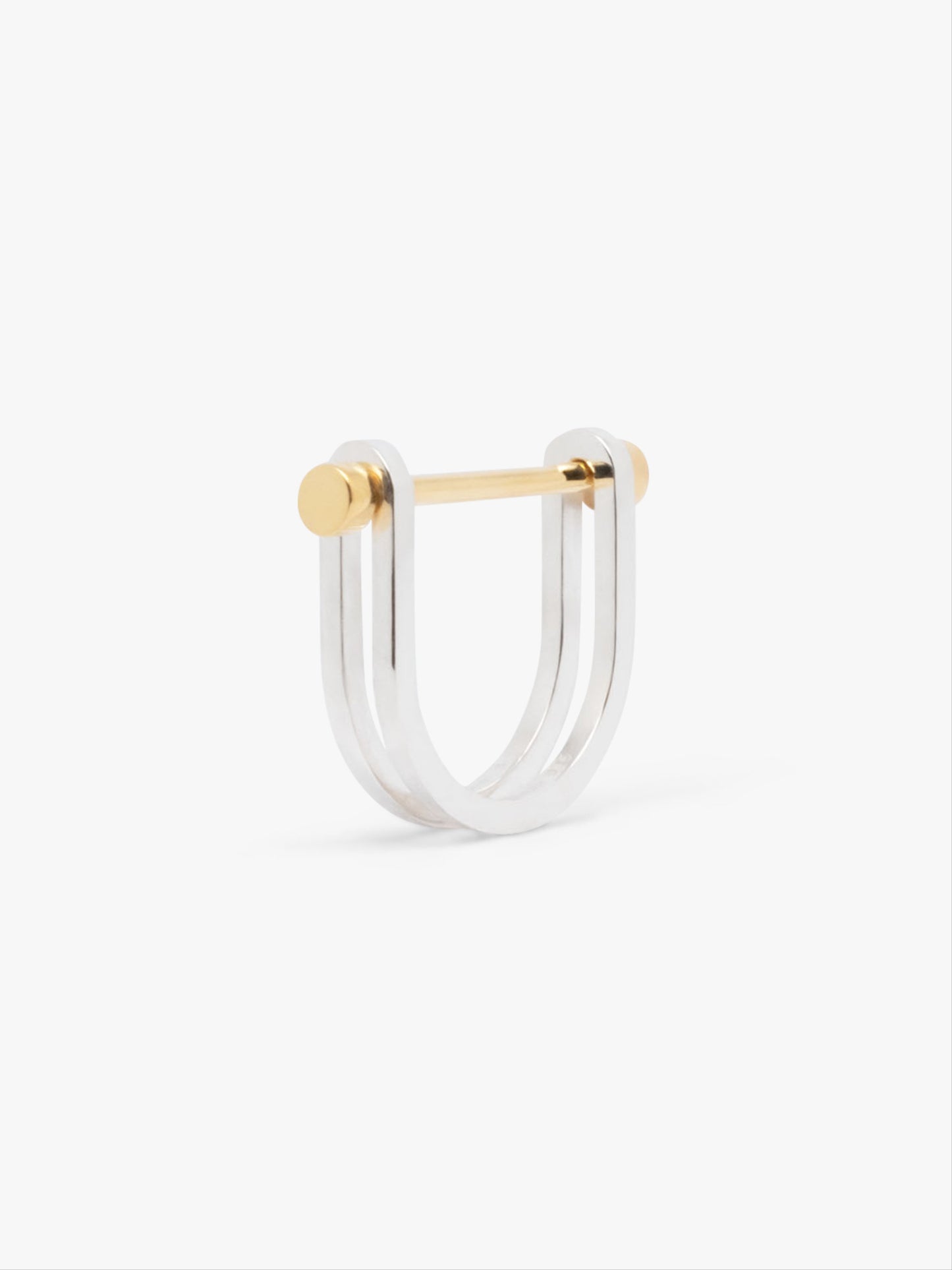 Psi ring - yellow gold bar