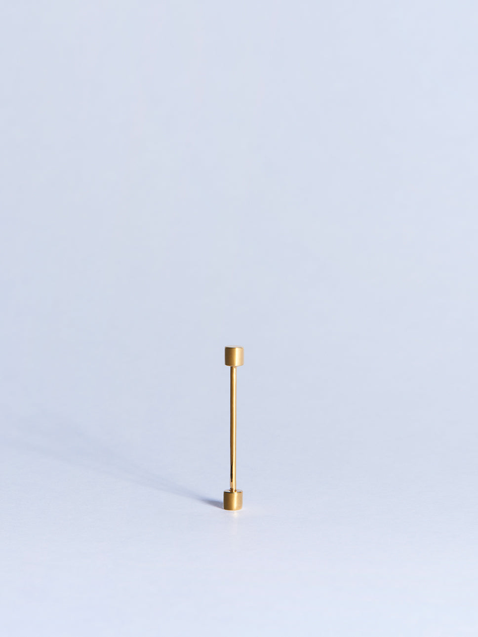 18k yellow gold circle screw piercing earring