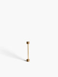 Gold stand on a earrings white background