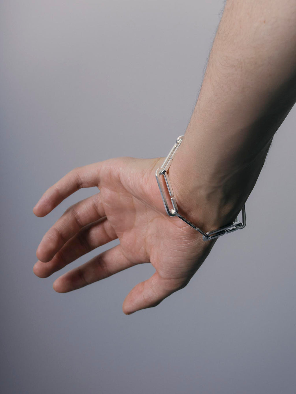 Lambda circle bracelet