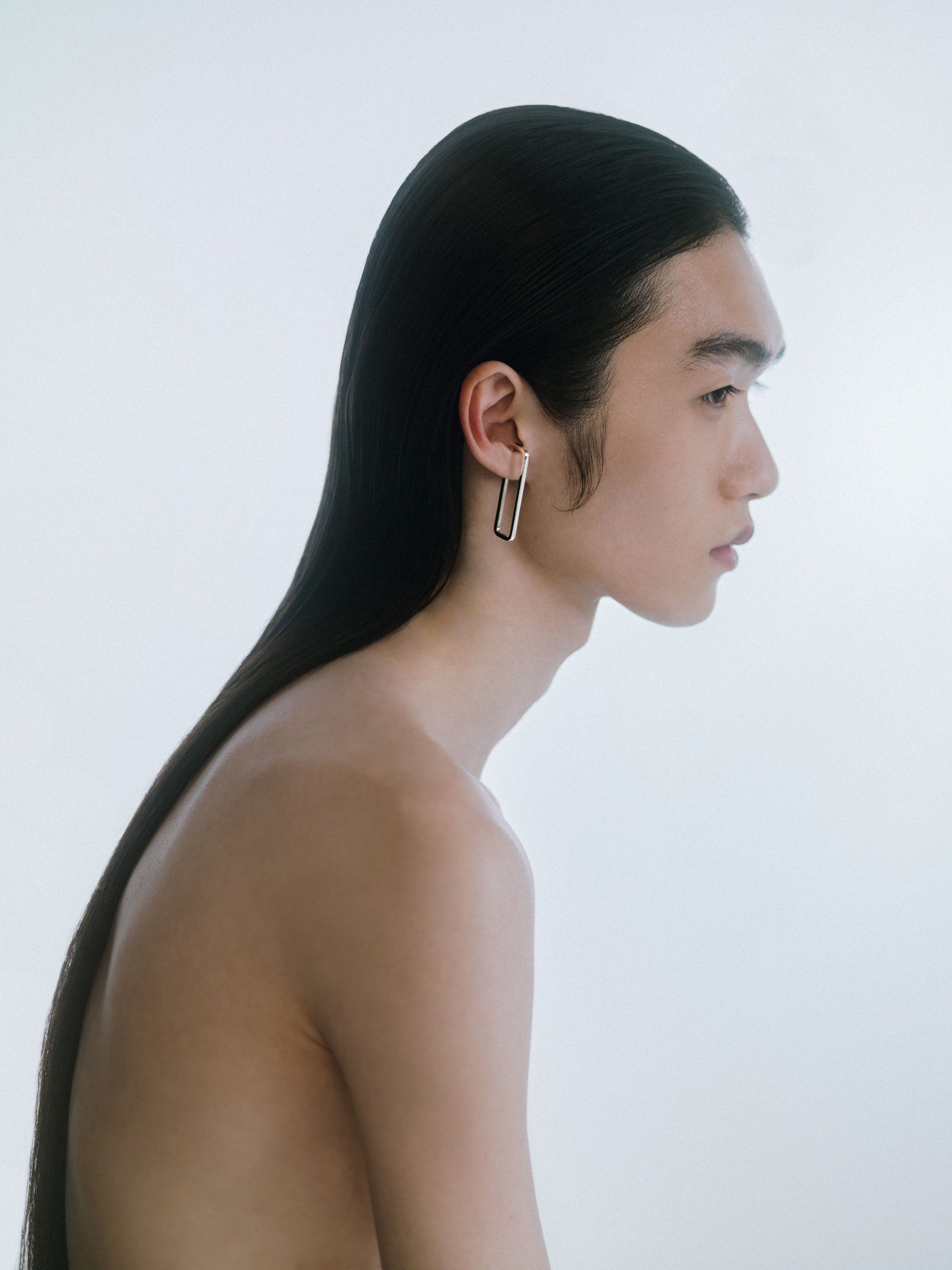 Delta square ear cuff