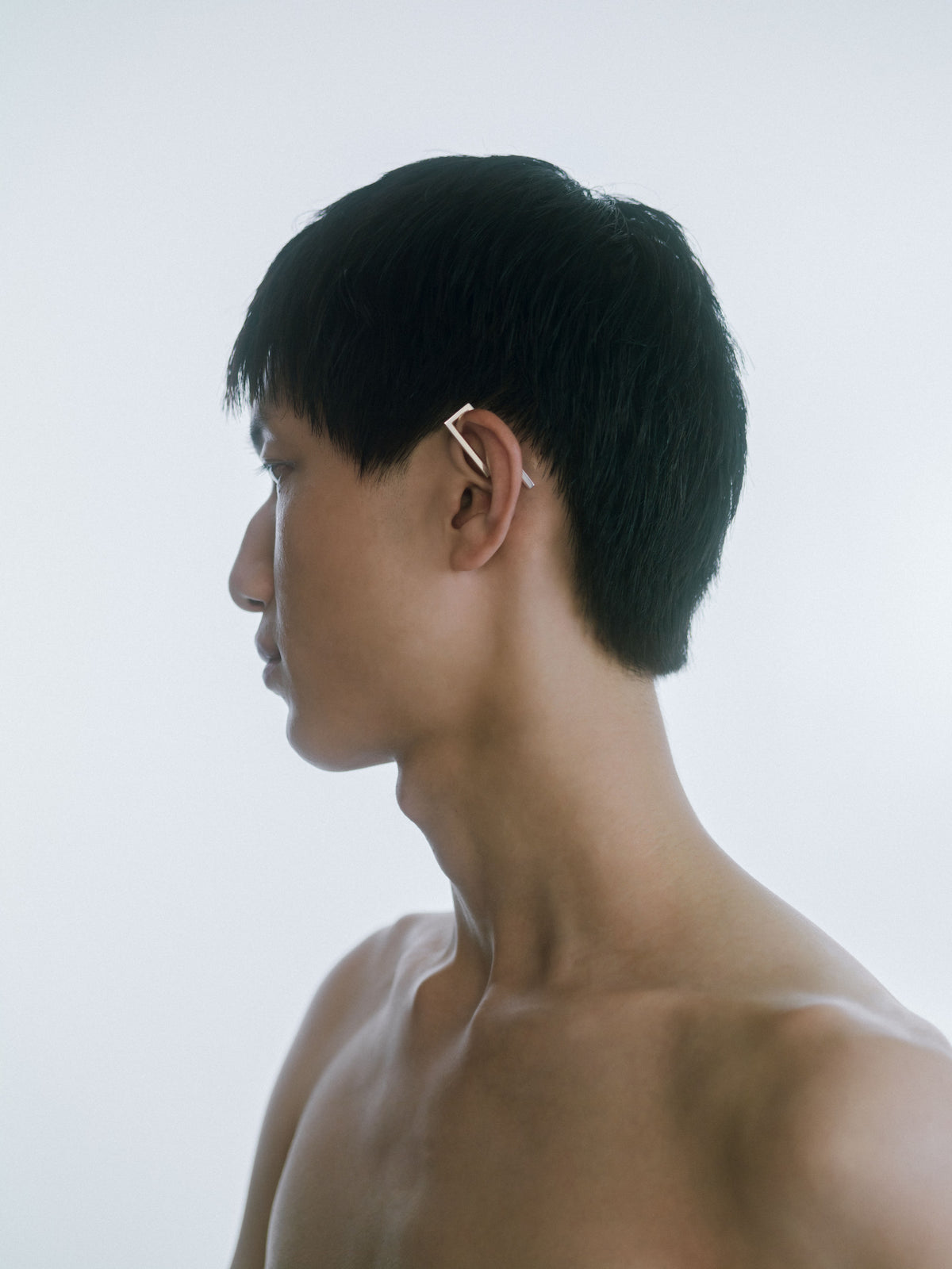 Eta square ear cuff