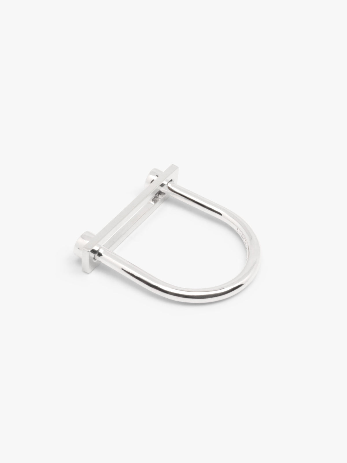 Phi ring - silver square