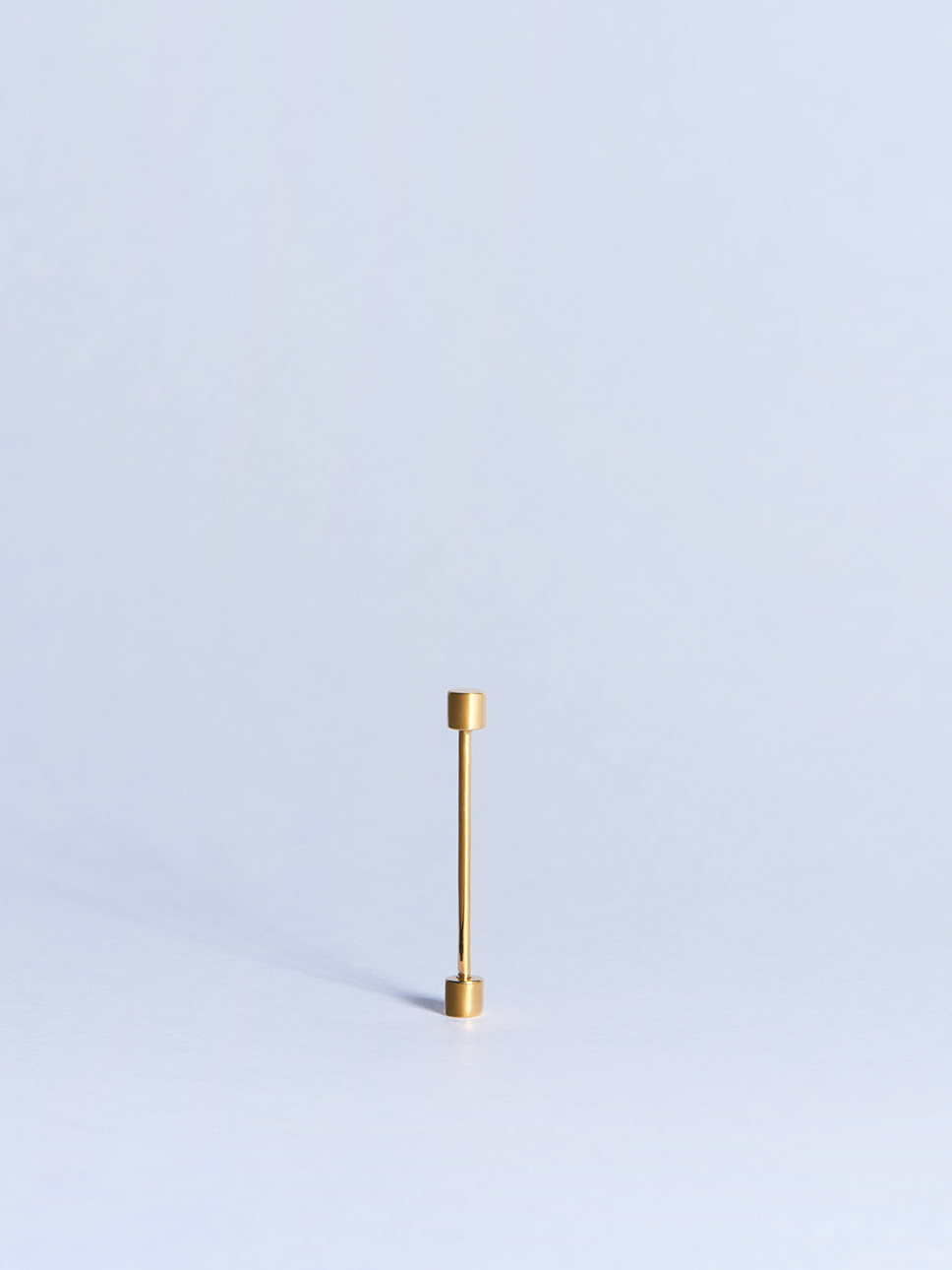 18k yellow gold circle screw piercing earring